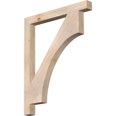 Ekena Millwork Westlake Block Smooth Bracket, Douglas Fir, 3 1/2"W x 36"D x 44"H BKT04X36X44WTL05SDF